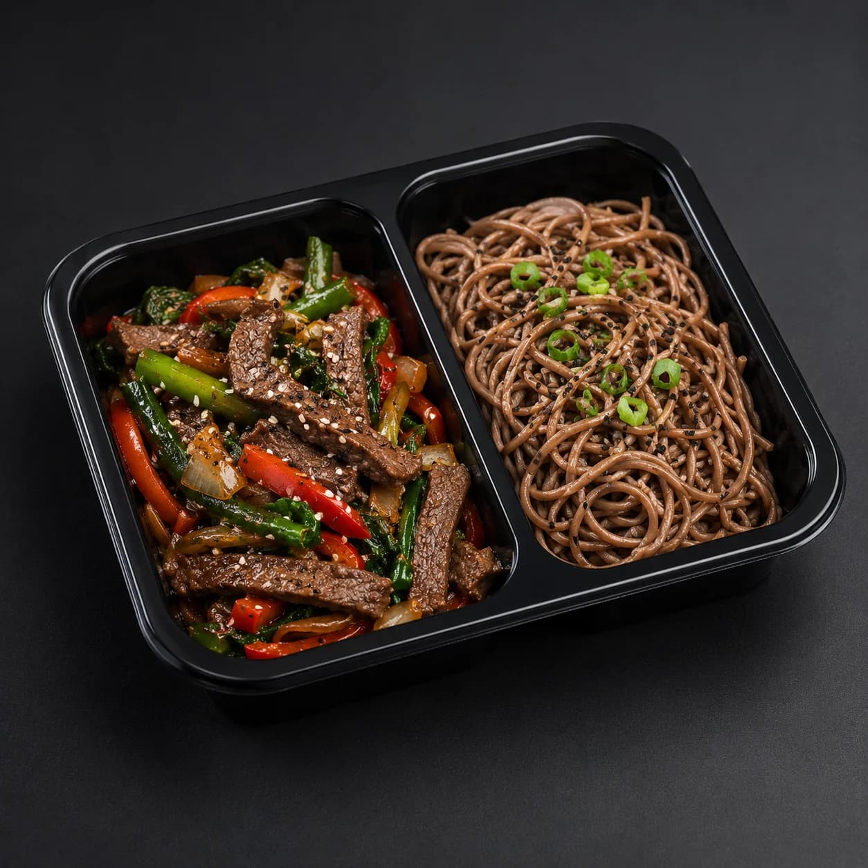 Hovězí stir-fry s pohankovou nudlí